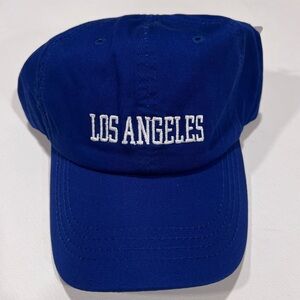 Los Angeles Embroidered Baseball Cap 🧢 Royal Blue, Unisex, OS, Adjustable Strap